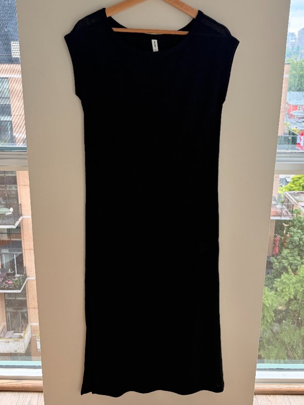 KOTN Semi-Sheer 100% Cotton Maxi Dress, Size S